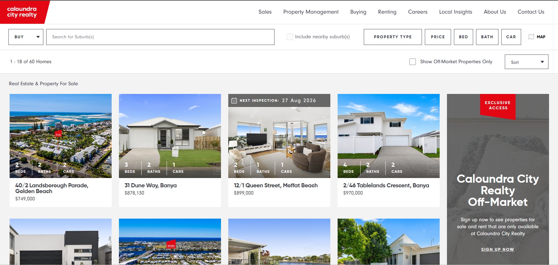 Caloundra City Real Estate project preview